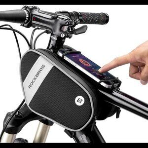 Bike Front Frame/Handlebar Phone Mount Bag Top Tube Bike/Bicycle Bag Waterproof
